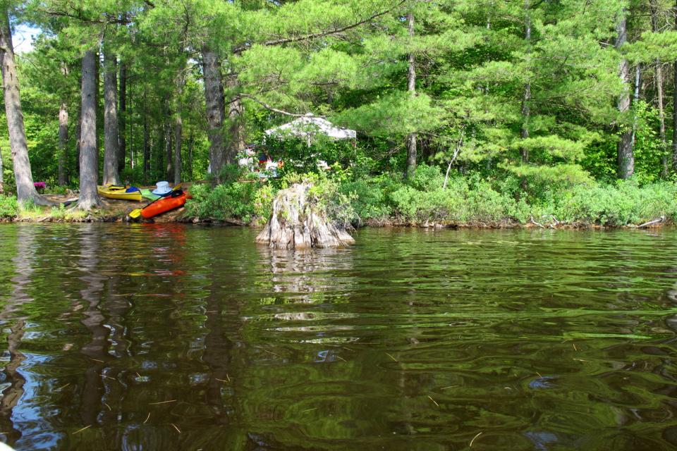 Buck Pond is a popular campground, so book early!