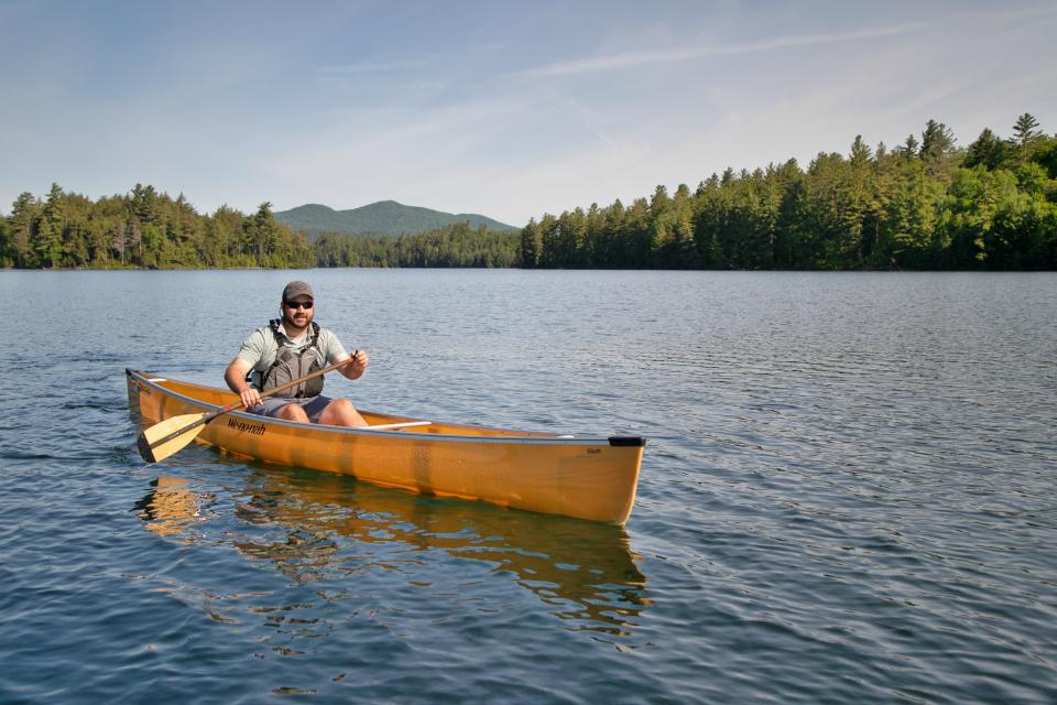 Little Lake Clear starts a paddling journey in the Saint Regis Canoe Area.