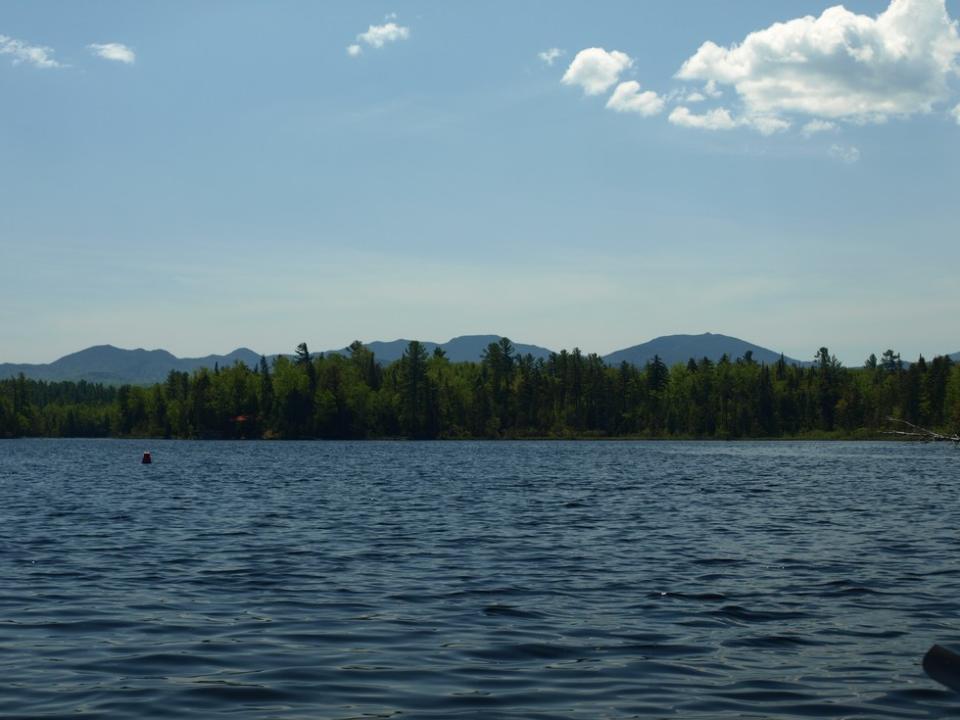 View from the water along the Adirondack portion of the Northern Forest Canoe Trail