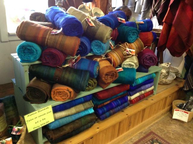 these alpaca blankets at Eco Living would make a great gift for anyone who likes staying warm!