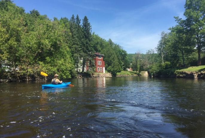 Walk Saranac Lake's historic downtown, then explore the flip side with the Saranac River.