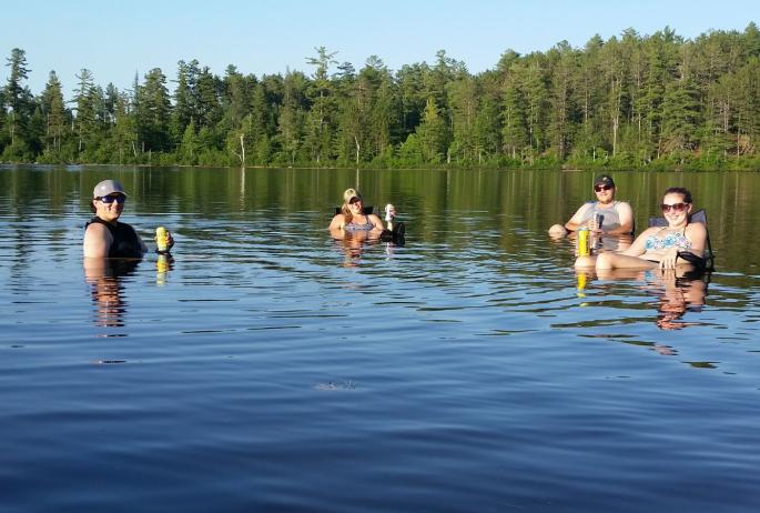 You can paddle, swim or just hang out in Osgoot!