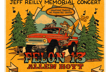Poster for the 3rd annual Jeff Reilly Memorial Concert