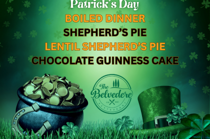 poster with illustrated pot of gold