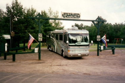 Entry Sign for the Junction Campground