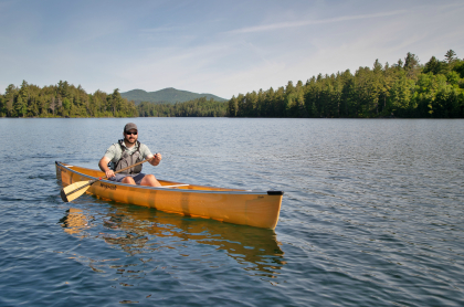 Little Lake Clear starts a paddling journey in the Saint Regis Canoe Area.