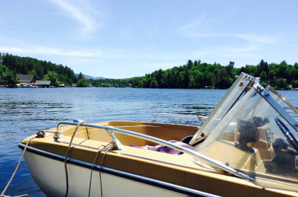 The Lake Flower boat dock is walking distance of downtown. Tie up and enjoy a meal.