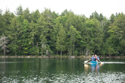 The Paul Smiths area is marvelous paddling among interesting lakes.