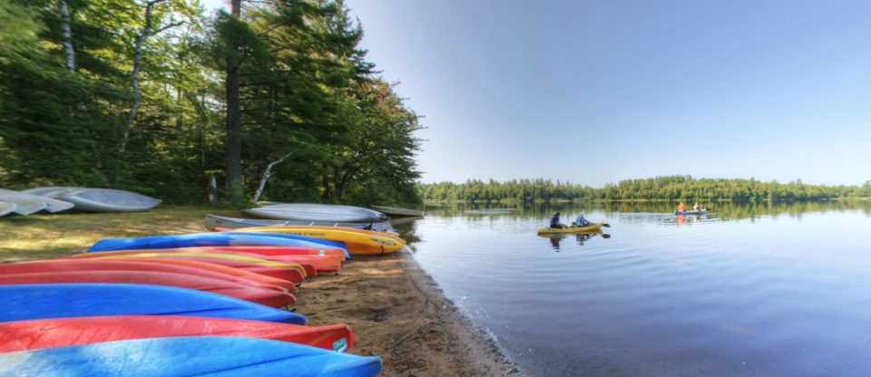 Rollins Pond Boat Launch  Saranac Lake, Adirondacks, New York