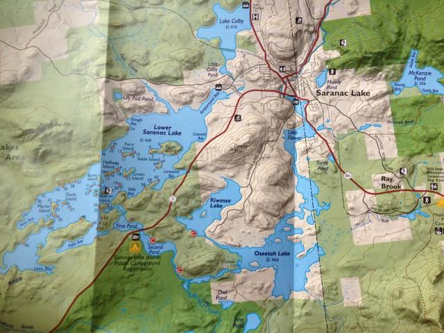 Lake Flower map