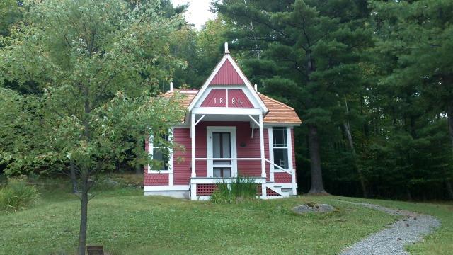 Little Red, first cure cottage at the Trudeau Sanitarium