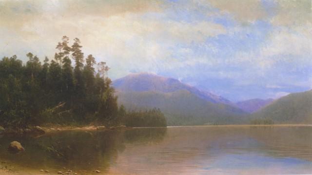 "Saranac Lake, Morning," by Homer Dodge Martin, 1857
