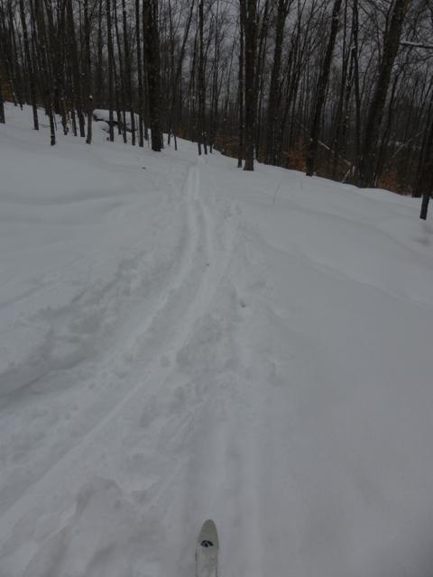 It’s much more of a backcountry experience up high, while the lower trails are expertly groomed.