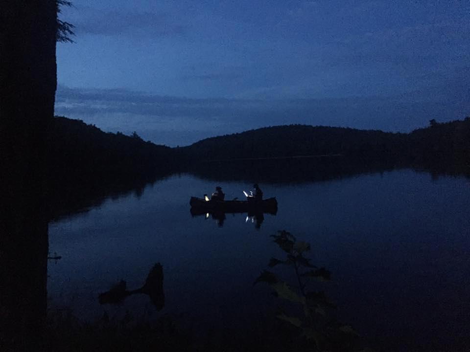 Nighttime nocturne painters. (Photo courtesy of Saranac Lake Artworks)