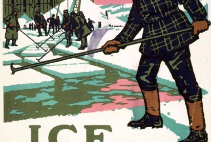 in WWI, ice harvesting was vital to world interests