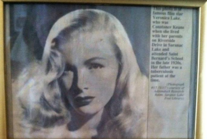 Veronica Lake made her peek-a-boo hairstyle famous