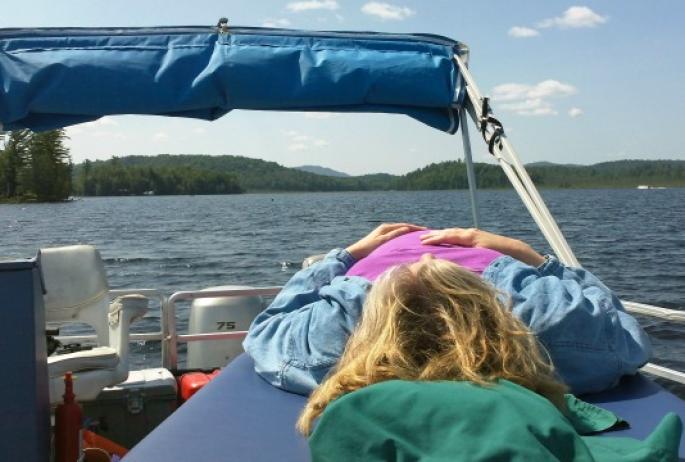 combine a scenic boat ride with a relaxing massage