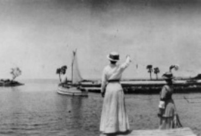 Katherine E. and Daisietta G. McClellan, 1913, Florida (Photo courtesy of the Sarasota County Department of Historical Resources)