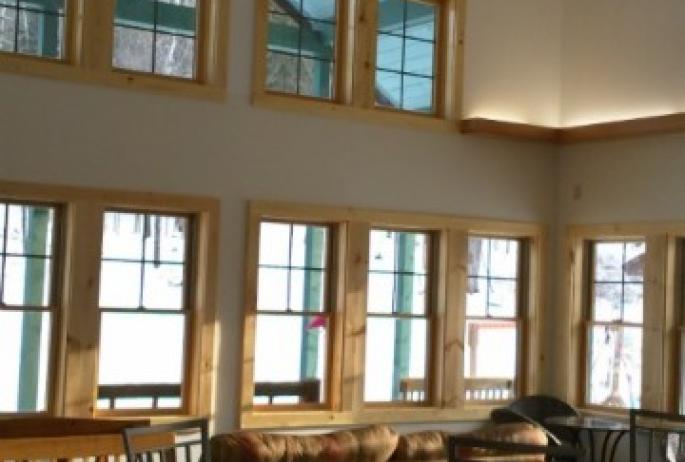 Dewey's new lodge is a great place to hang, before or after some snow fun