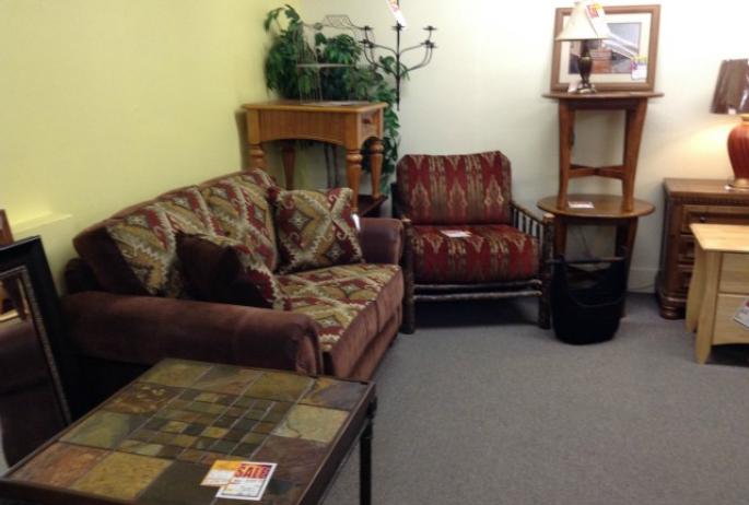 The lower level of Rice furniture is full of bargains