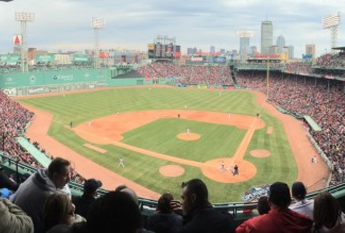 Opening day at Fenway