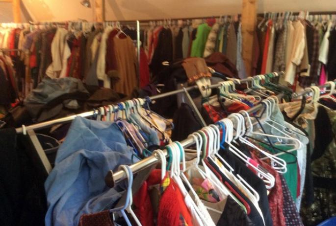 Pendragon has built an entire costume department over the years
