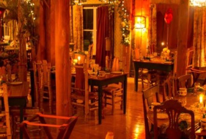 The Lodge has a lovely, old-world, dining room and (in the basement) the best Rathskeller in the Adirondacks.