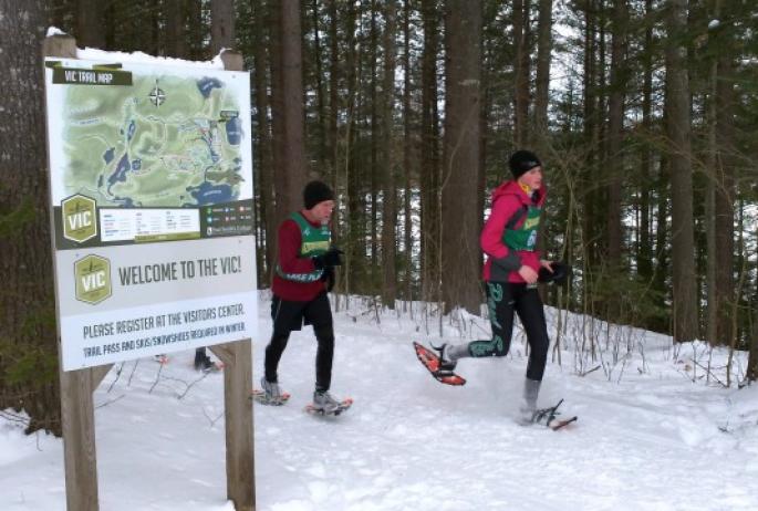 These snowshoe racers illustrate the range of form that can be used.
