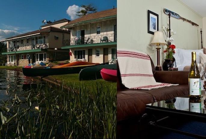 The great outdoors, and the great indoors, meet at Gauthier's Saranac Lake Inn.