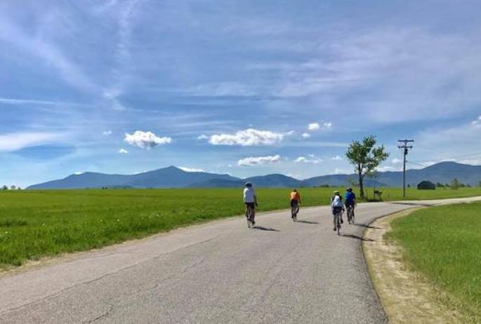 We have so many low traffic roads to enjoy, with stunning scenery and wildflower enjoyment. (photo courtesy Cycle Adirondacks)