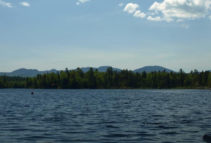 View from the water along the Adirondack portion of the Northern Forest Canoe Trail
