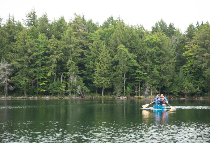 The Paul Smiths area is marvelous paddling among interesting lakes.