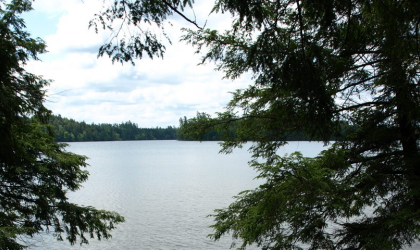 Round Pond seen from the shoreline