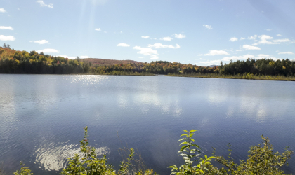 Lake Clear has much shoreline to explore.