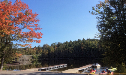 Second Pond is a popular choice for access to the Saranac Chain of Lakes.