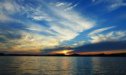 sunset-over-the-lake