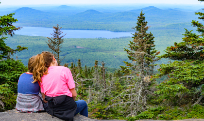 Debar Mountain offers beautiful views.