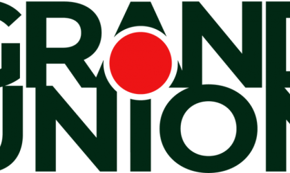 Green and red Grand Union logo
